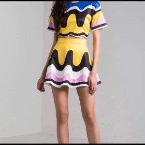Akira Ice Cream Sundae Skater Skirt Set Large